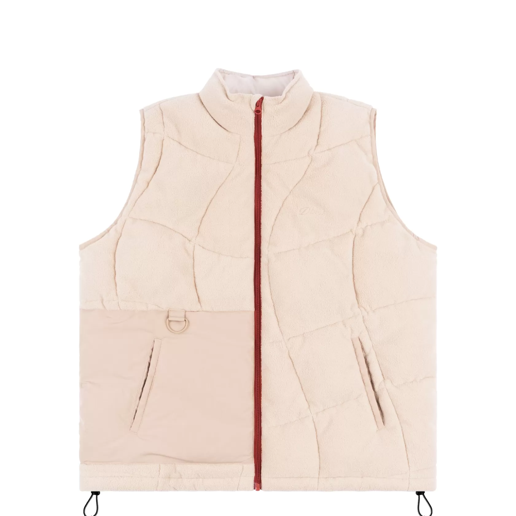 Dime MTL Manteaux & Hauts-Veste Sleeveless Puffer Tan