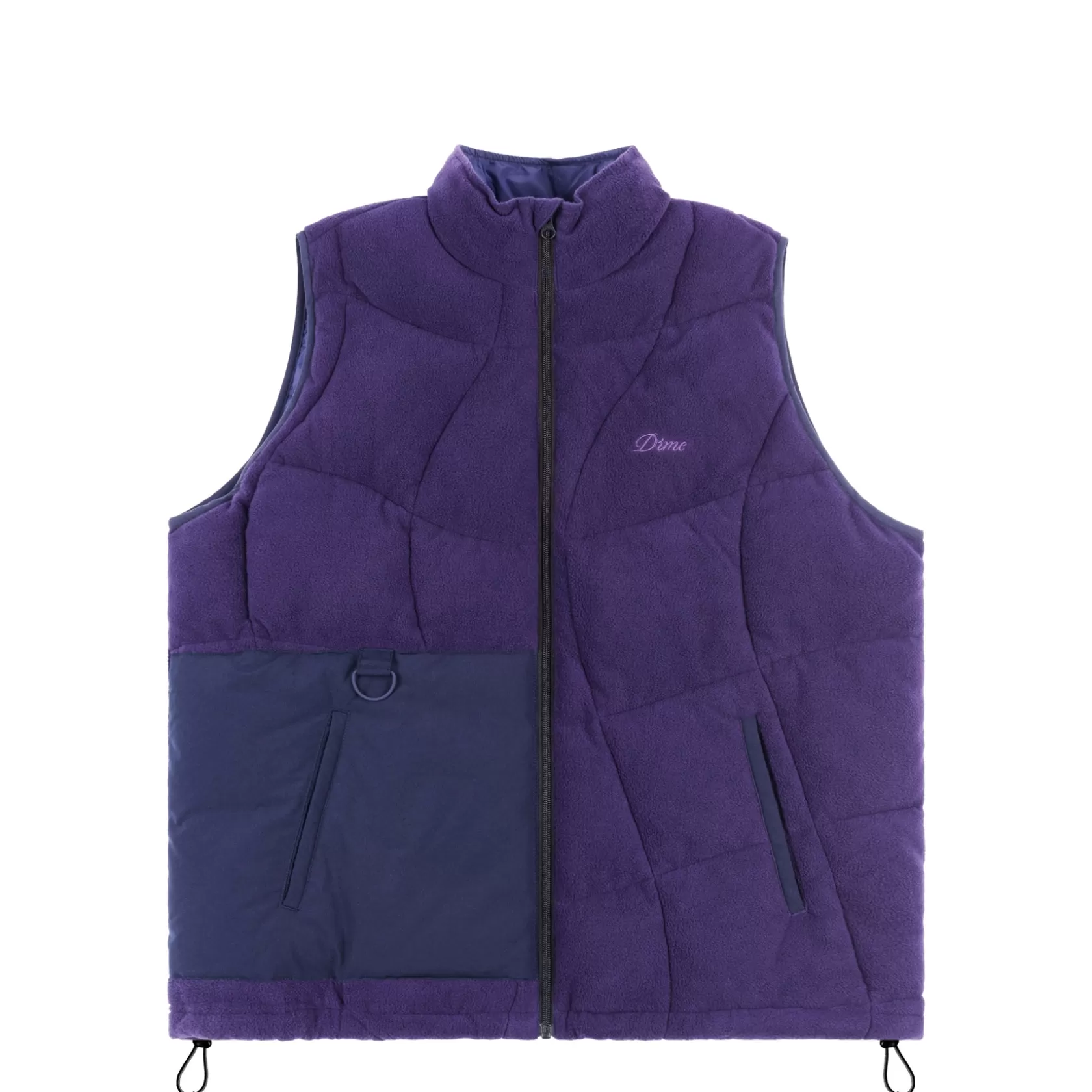 Dime MTL Manteaux & Hauts-Veste Sleeveless Puffer Plum