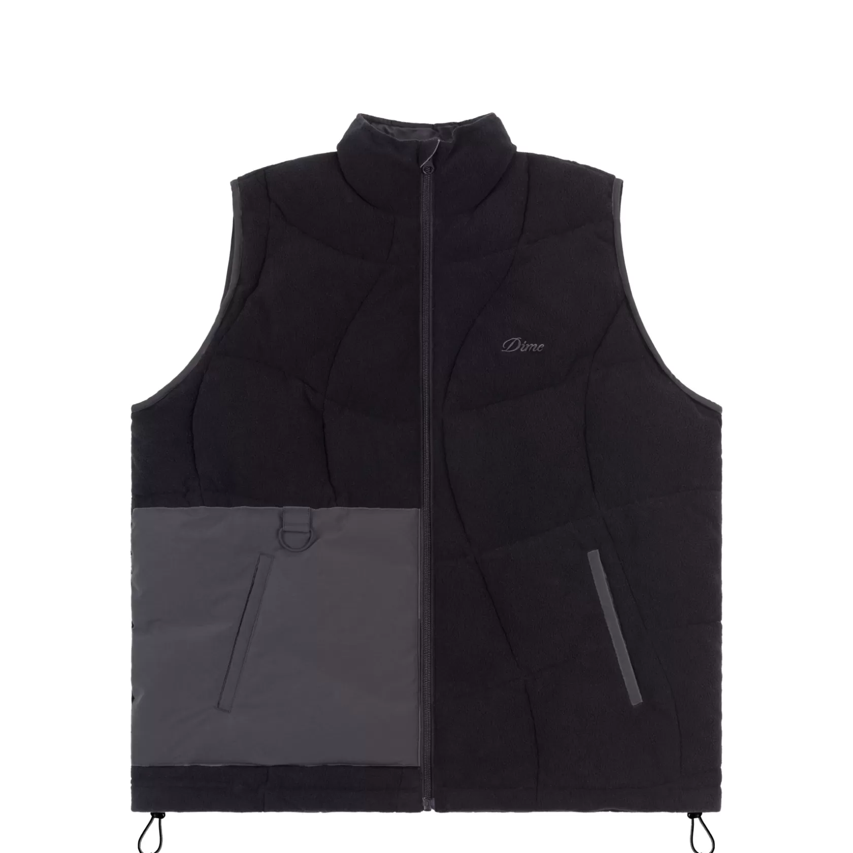 Dime MTL Manteaux & Hauts-Veste Sleeveless Puffer Black